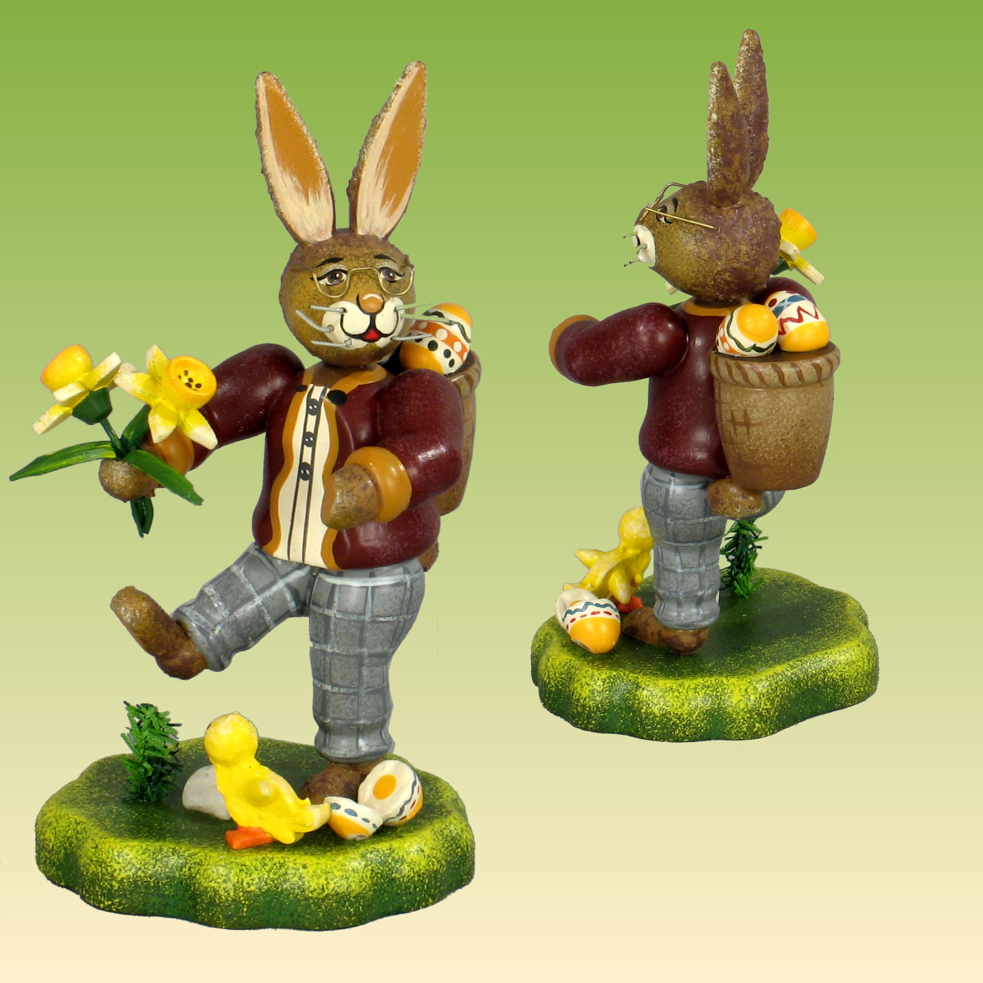 Hasenvater mit Narzisse