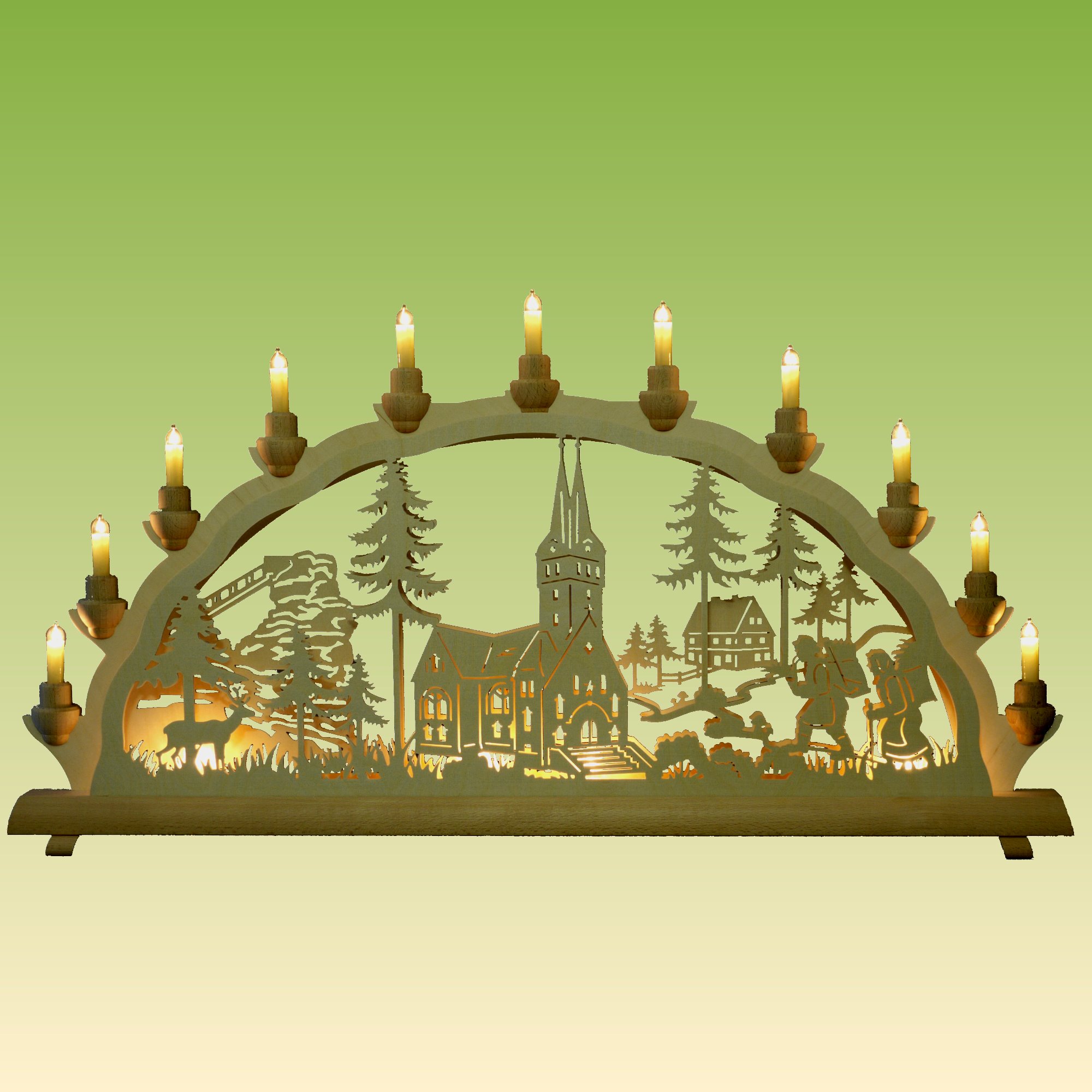 Schwibbogen Rund um die Greifensteine LED