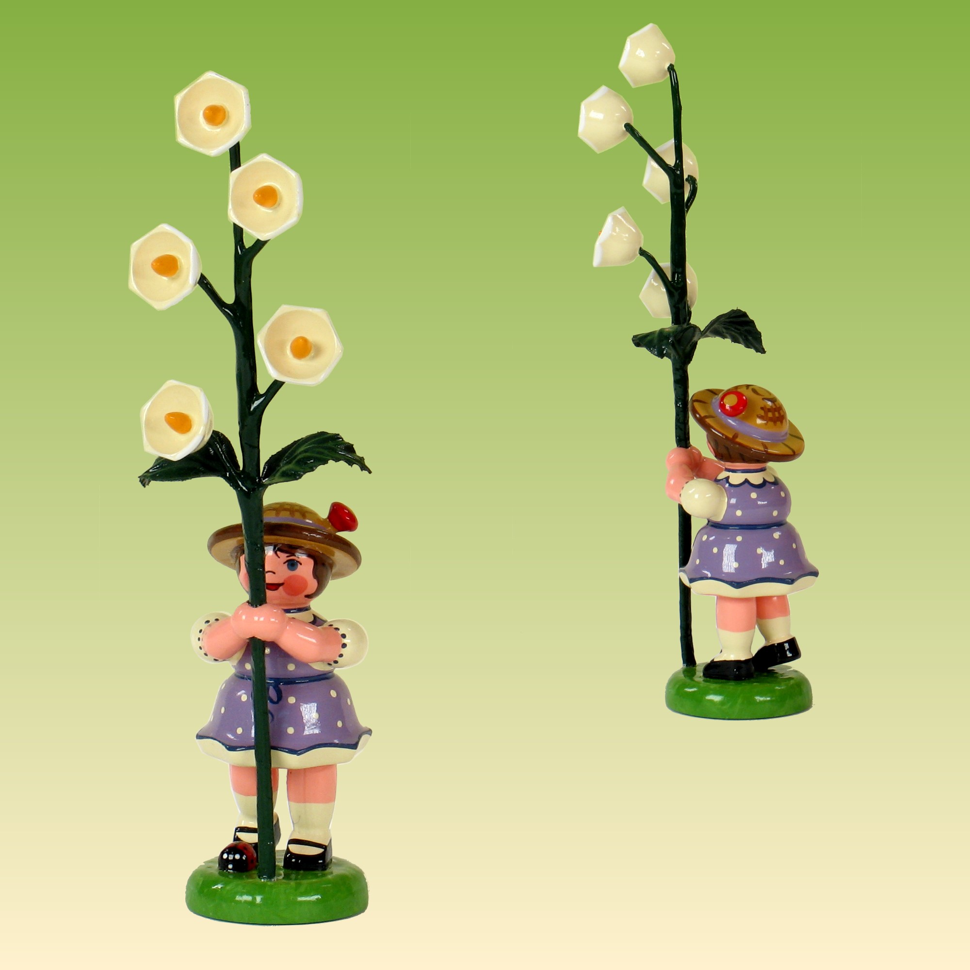 Blumenkind Mädchen mit Maiglöckchen