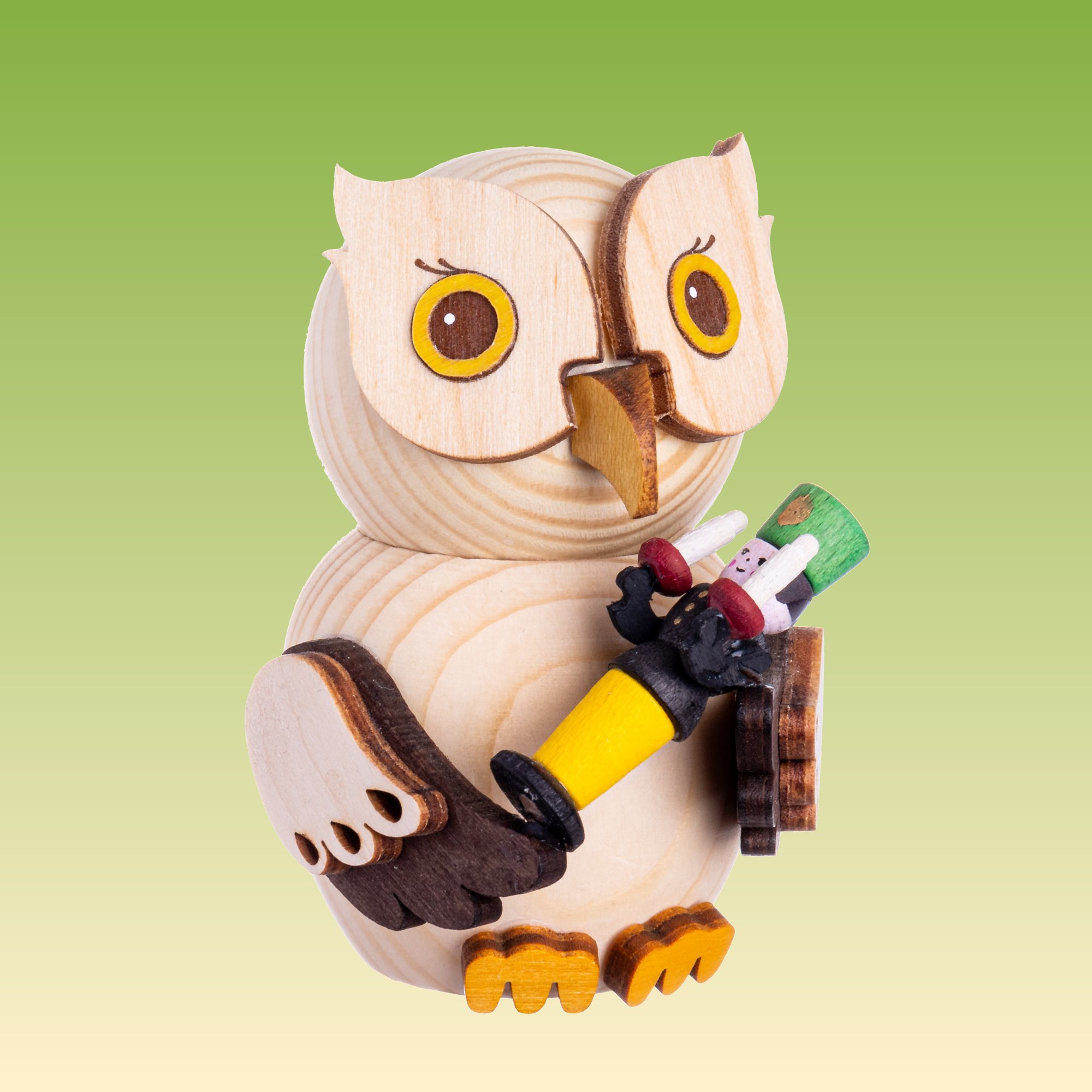 Eule mit Bergmann mini