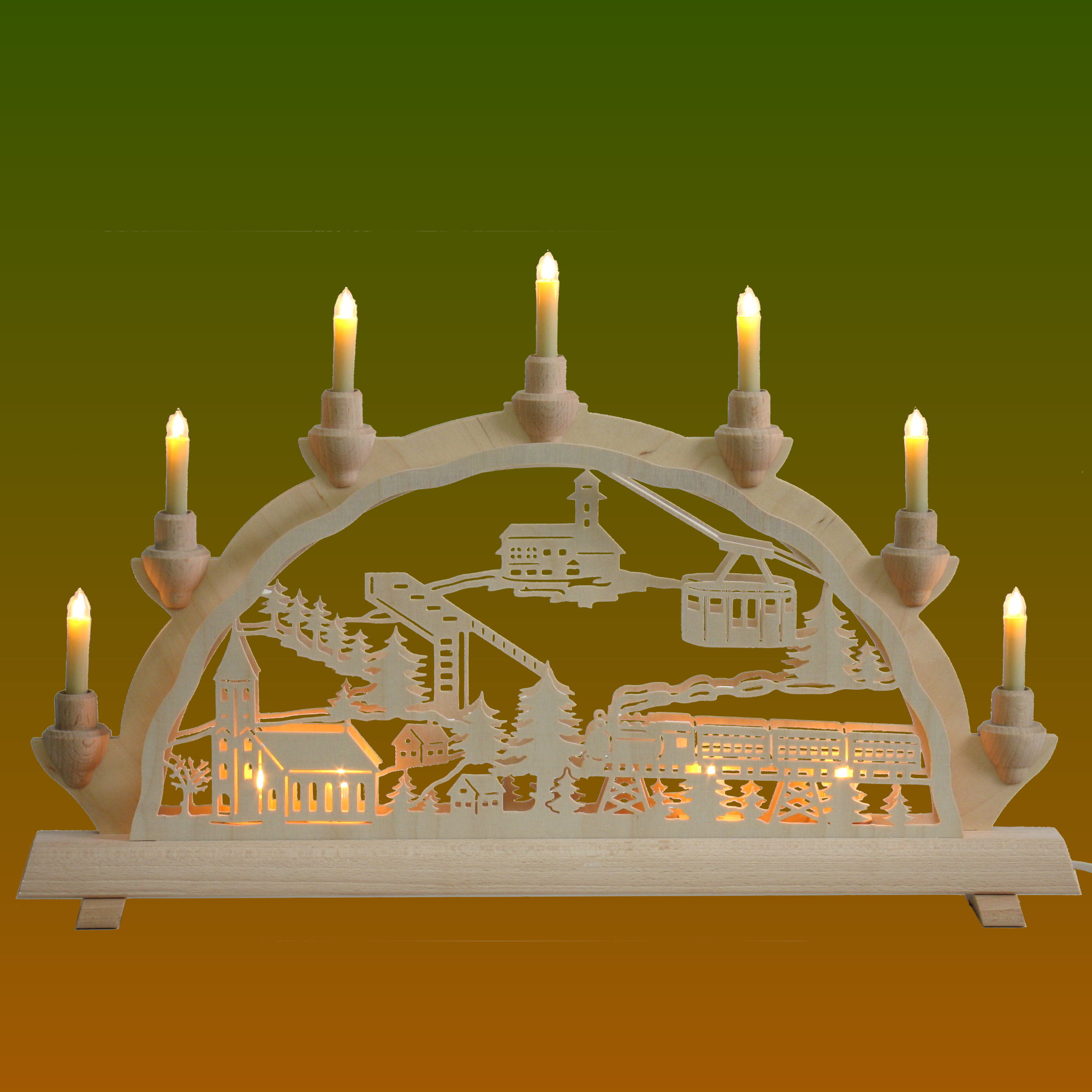 Schwibbogen Oberwiesenthaler Motiv, klein