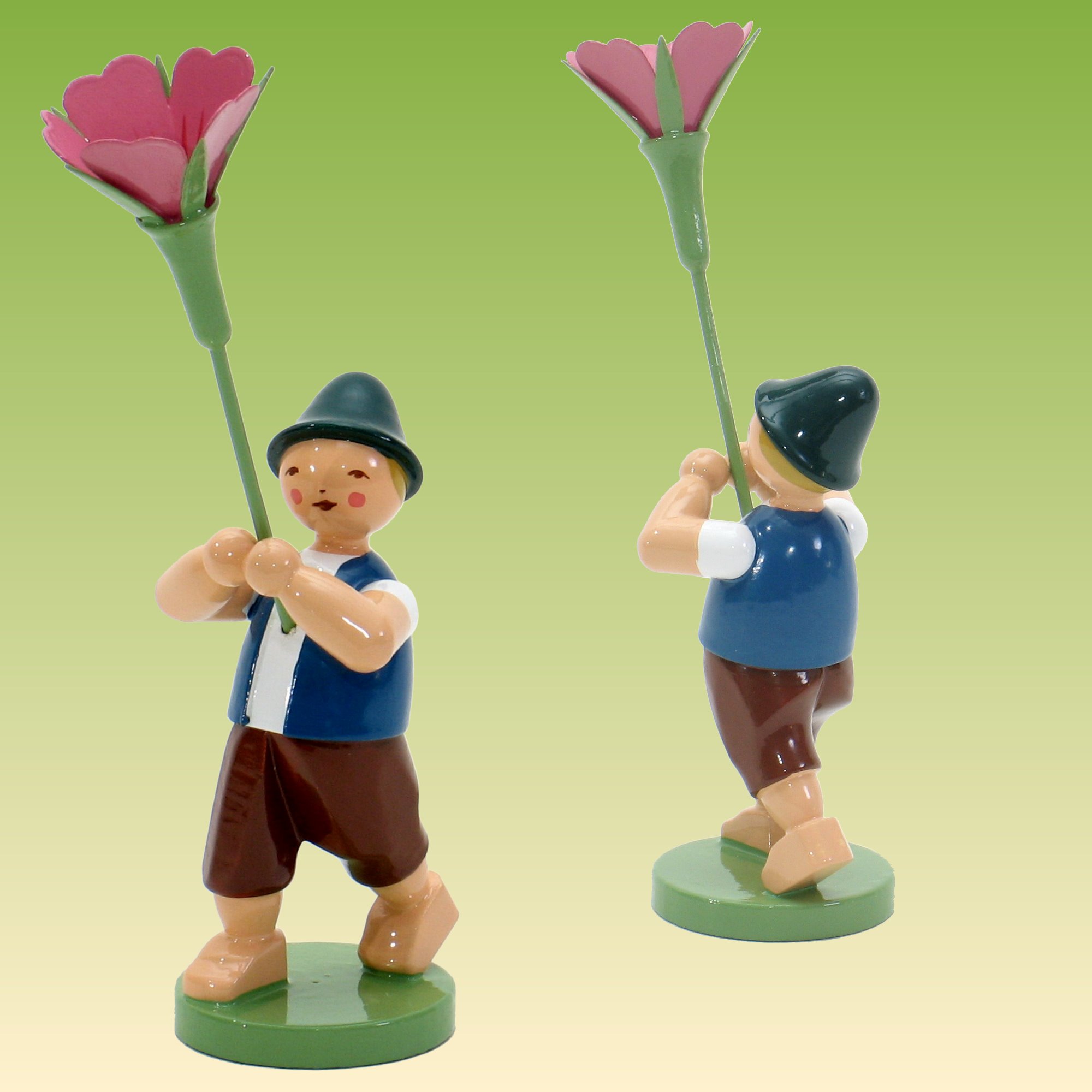 Blumenkind Junge mit Kornrade