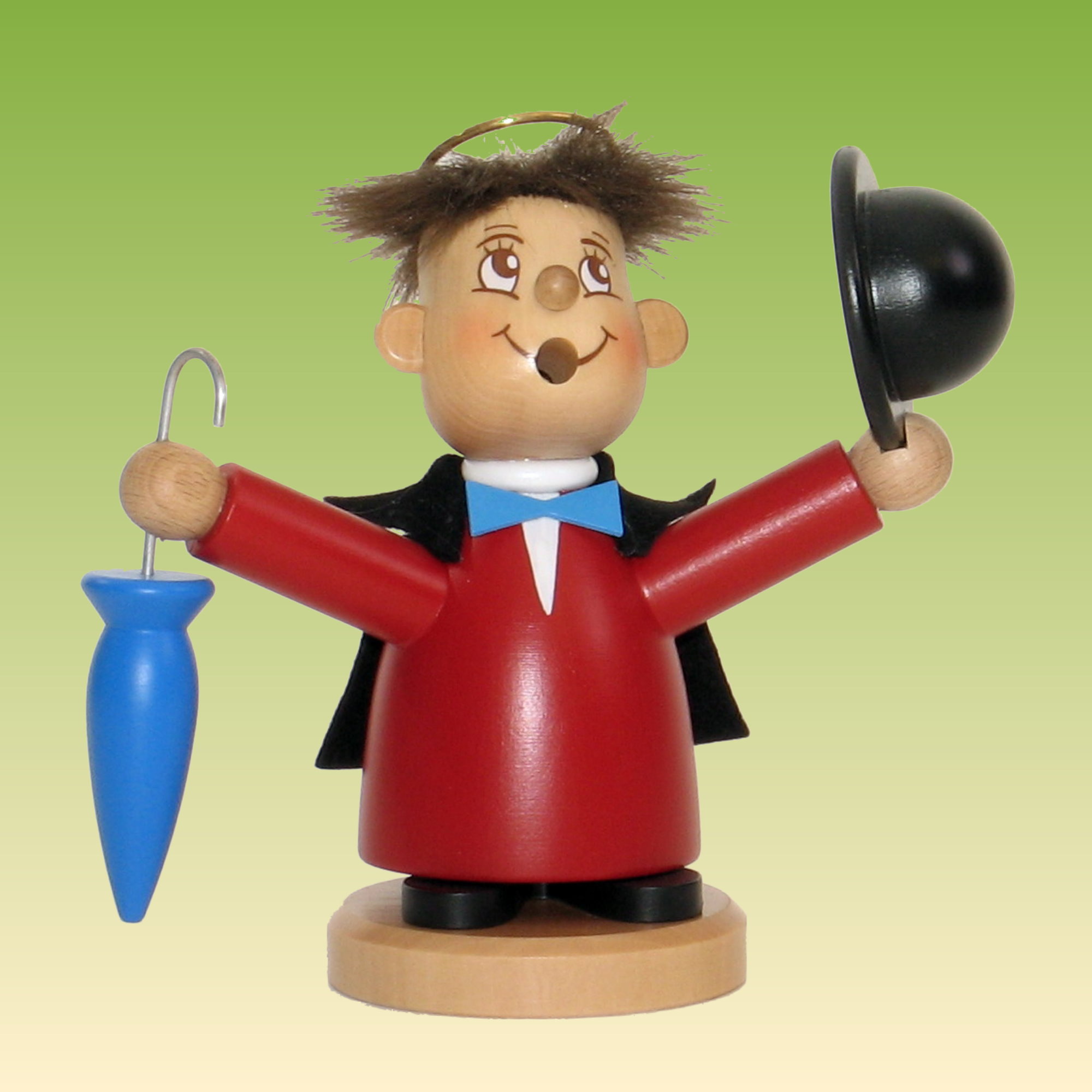 Räuchermann Arthur der Engel, farbig