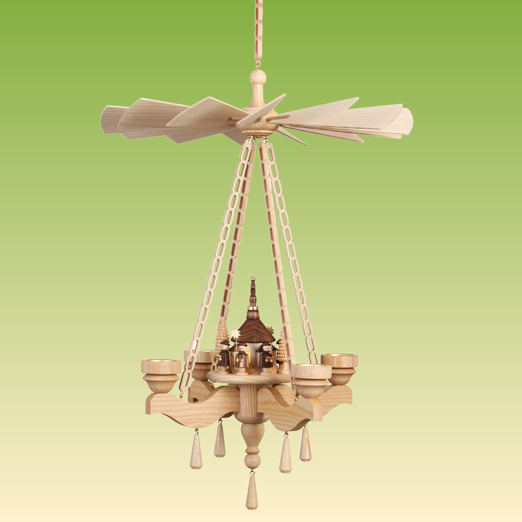 Hängepyramide Kurrende mit Kirche