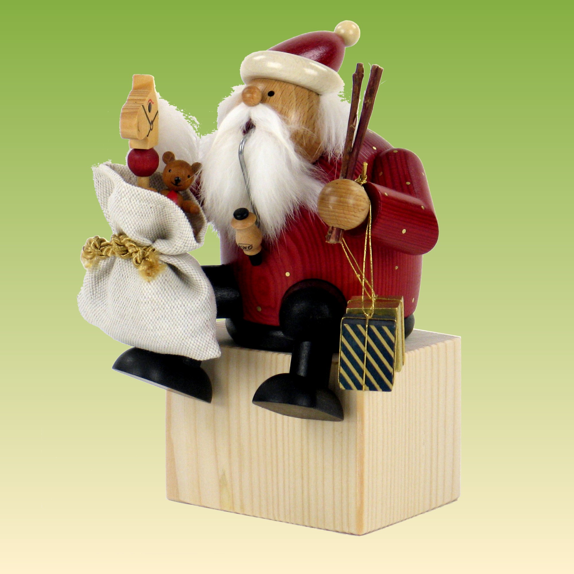 Räuchermann Kantenhocker Weihnachtsmann