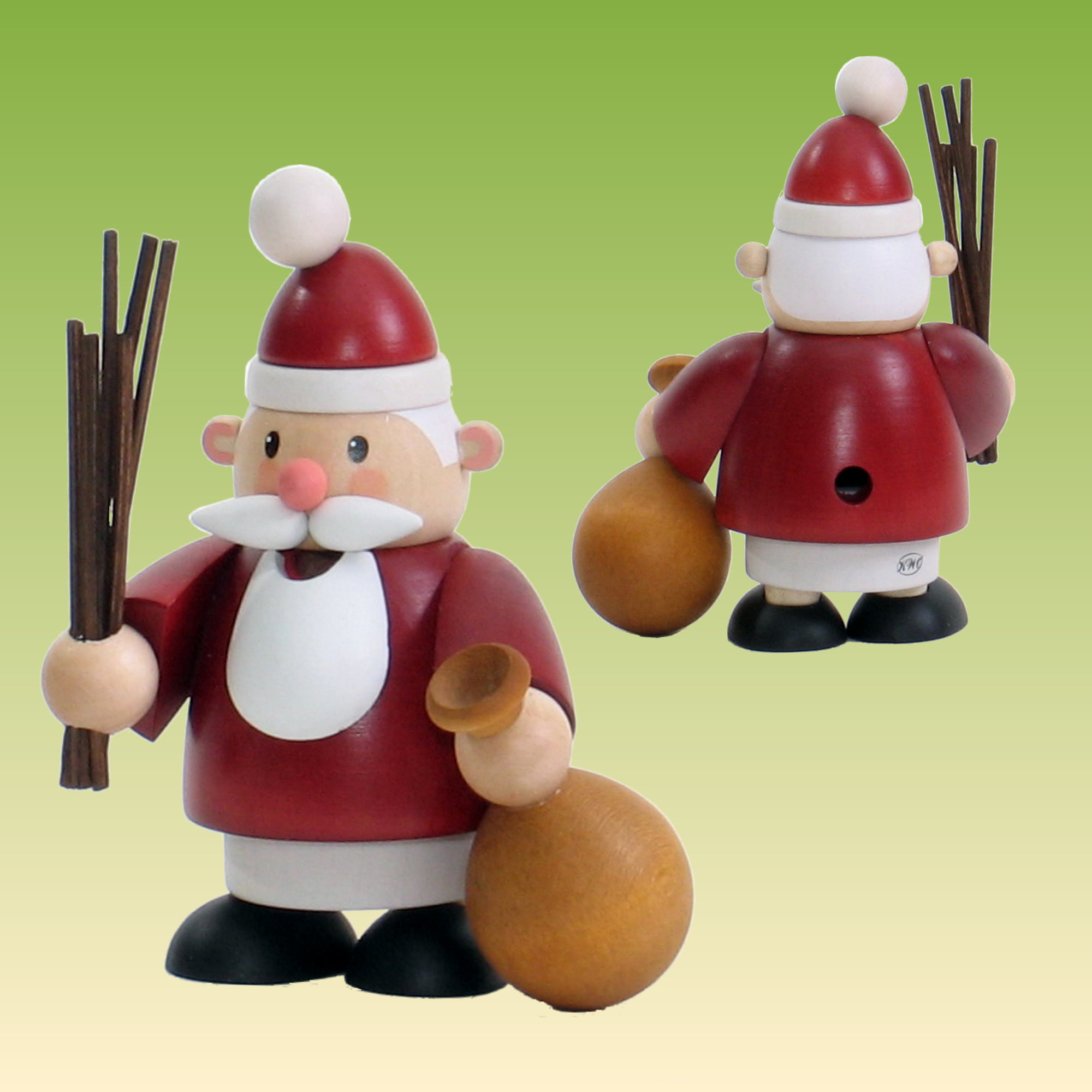 Räuchermann Weihnachtsmann klein