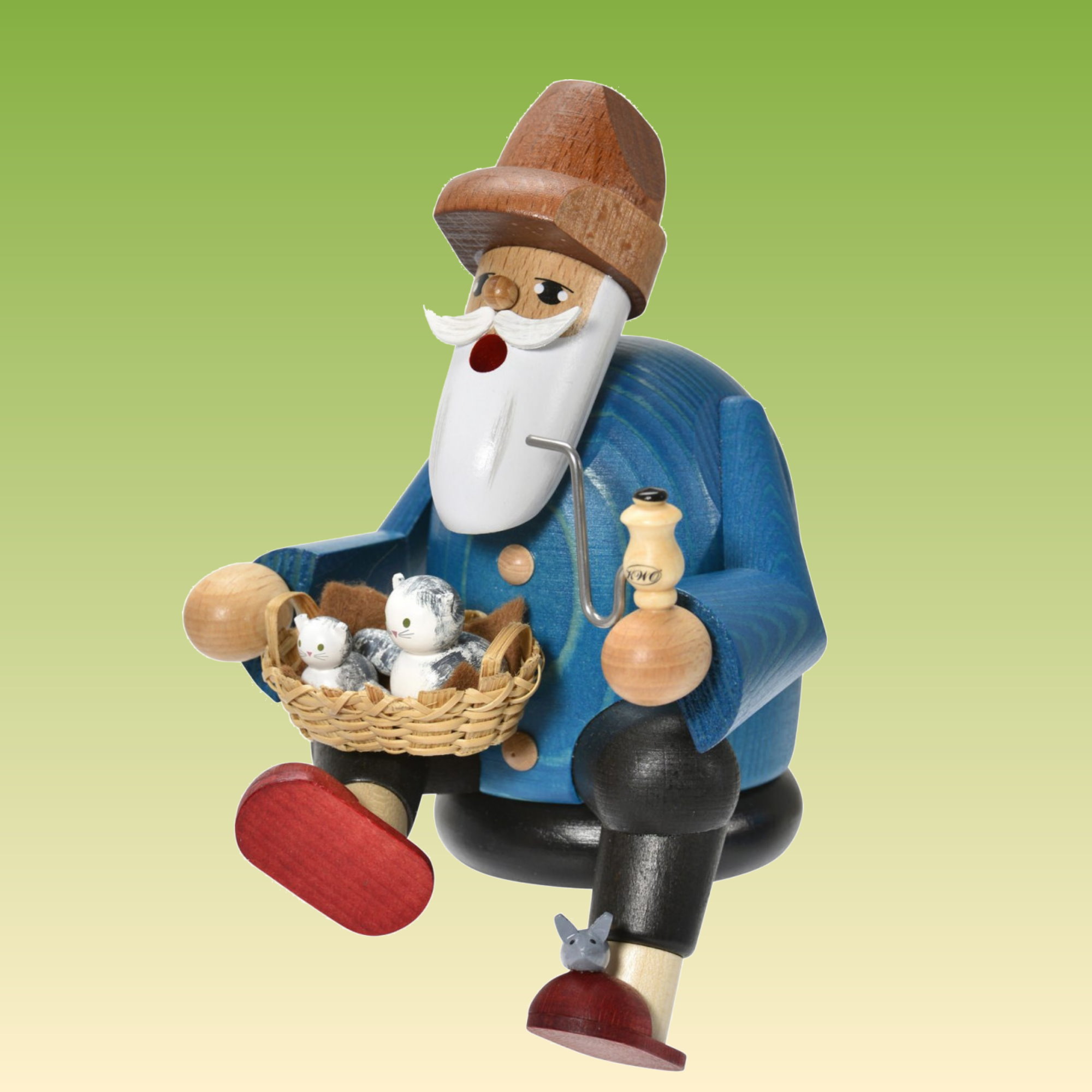 Räuchermann Kantenhocker Katzenfreund