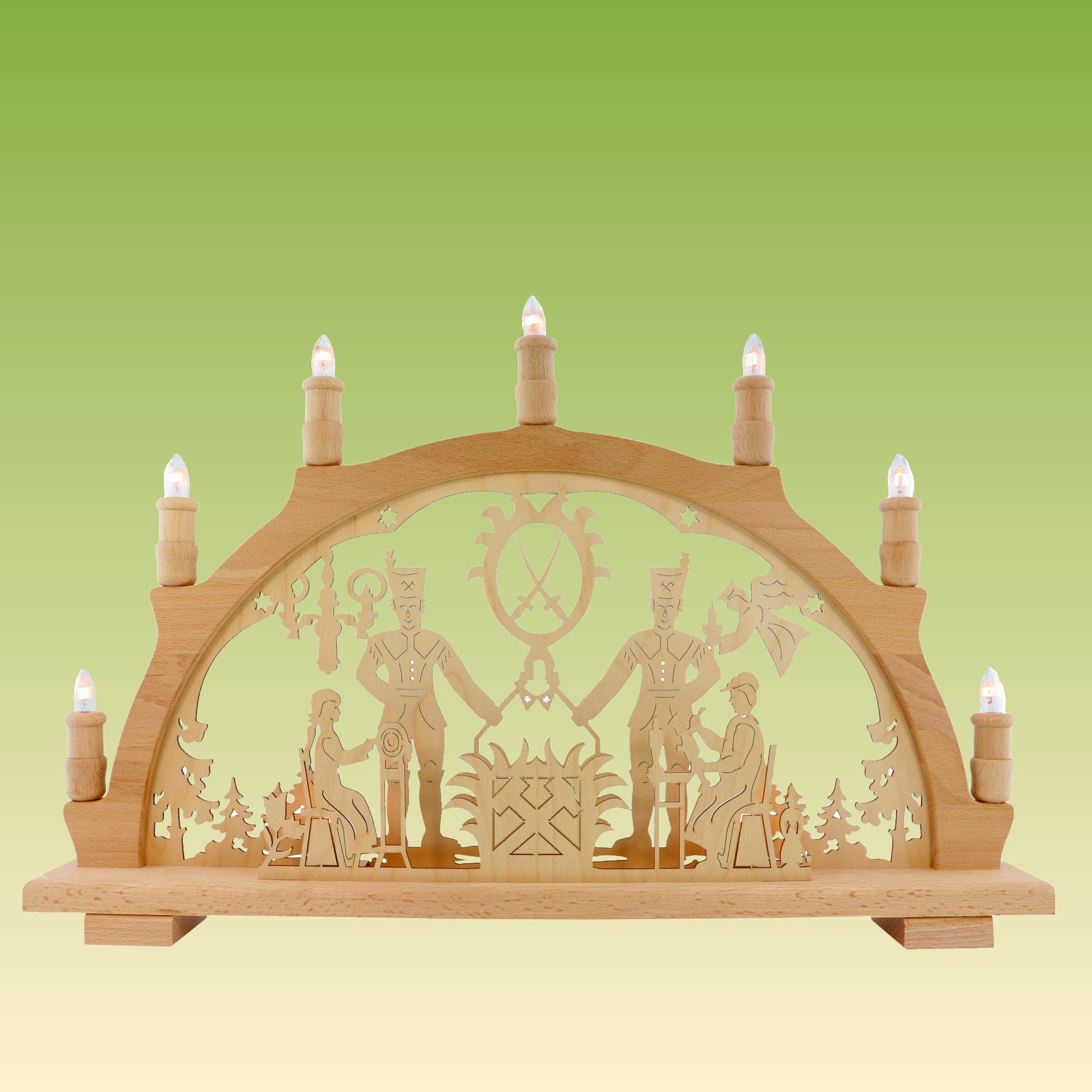 Schwibbogen Bergmann