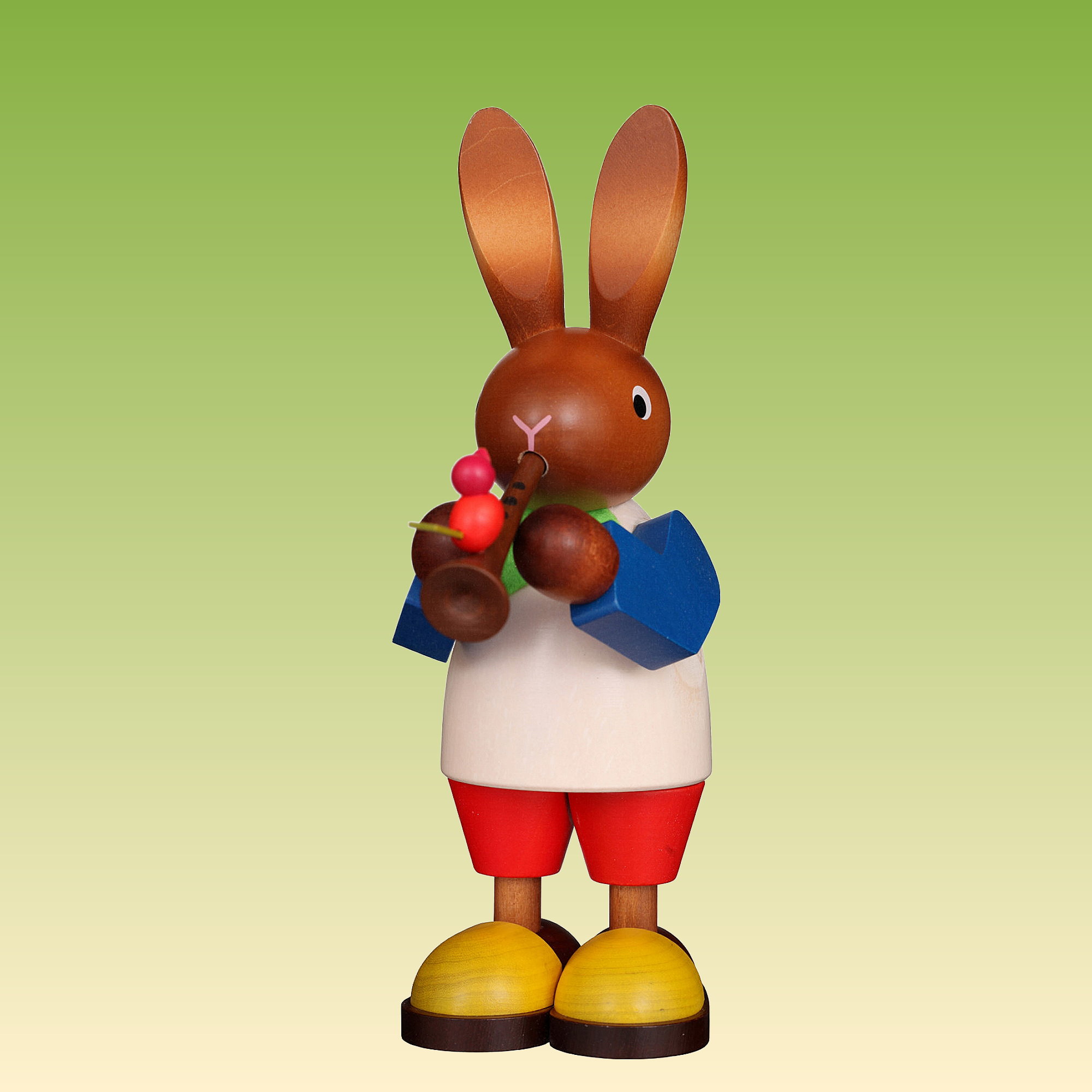 Hasenmann mit Flöte