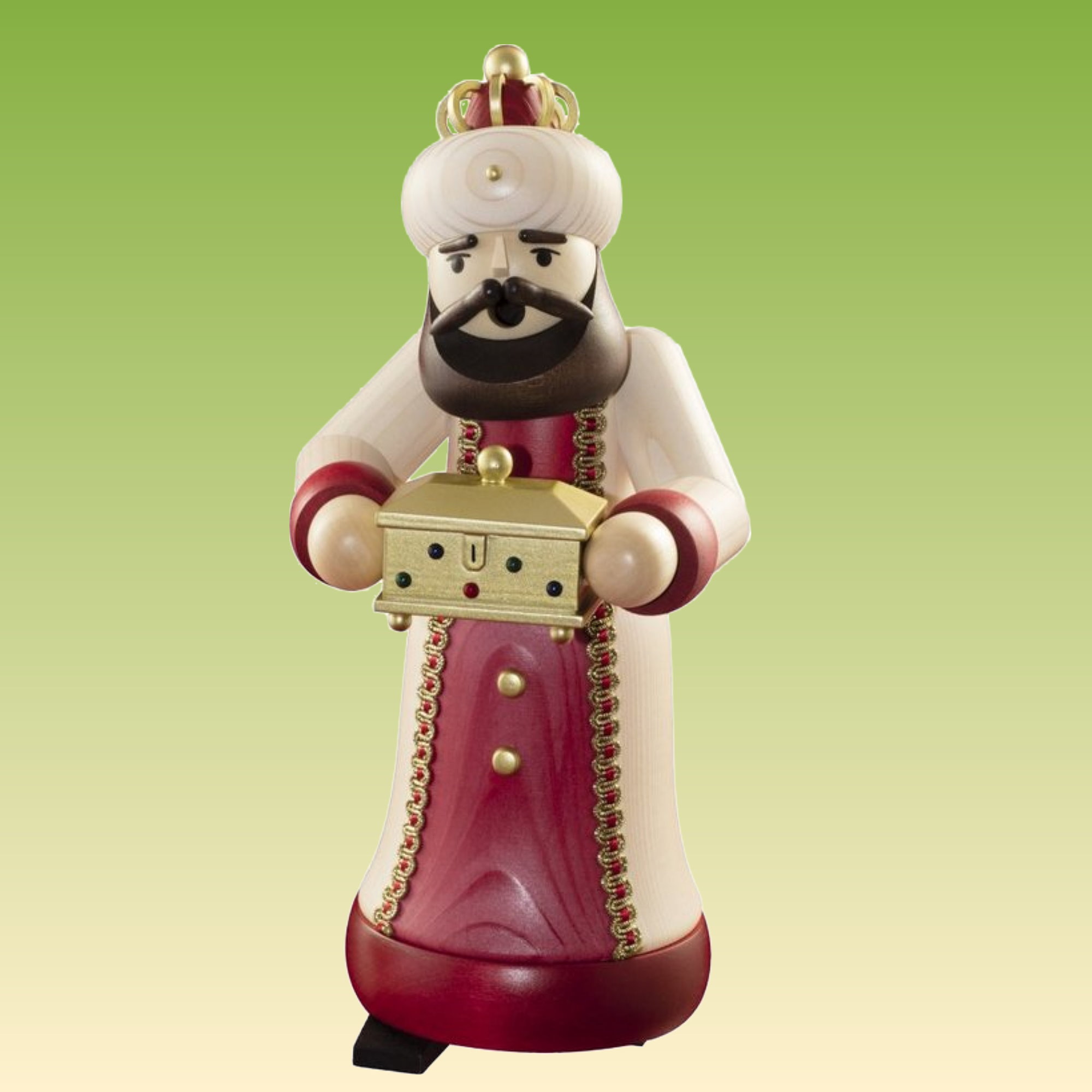 Räuchermann König mit Schatulle