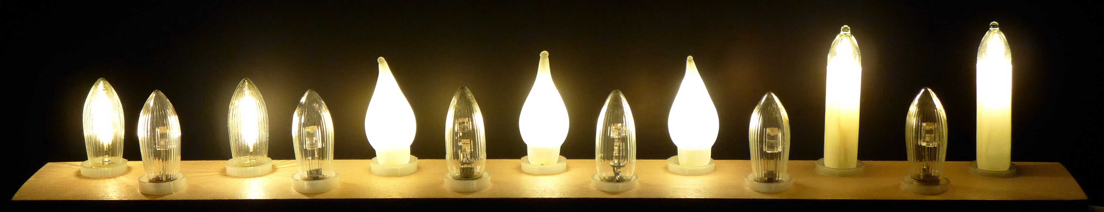 Flammkerze 23V LED-Filament