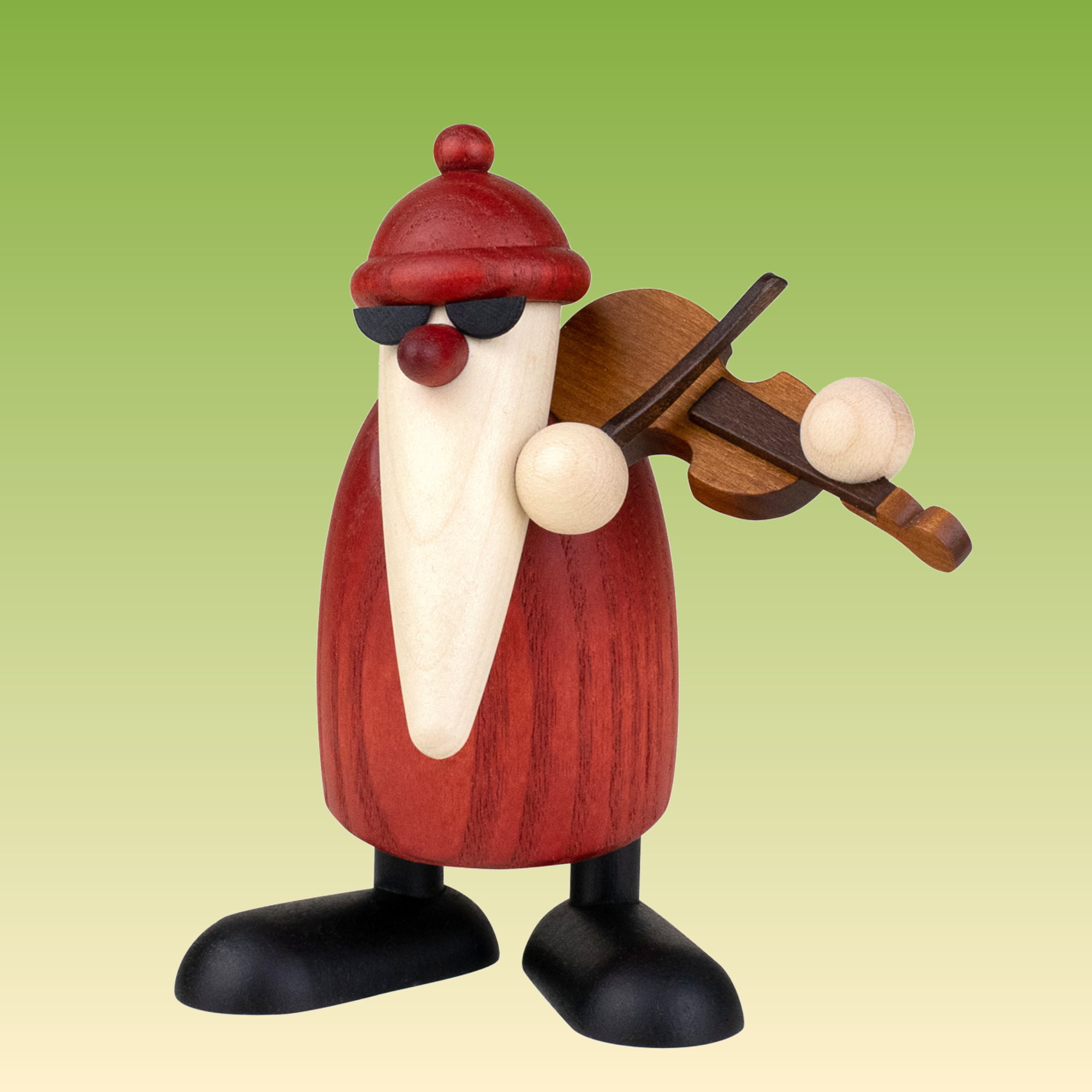 Weihnachtsmann mit Geige