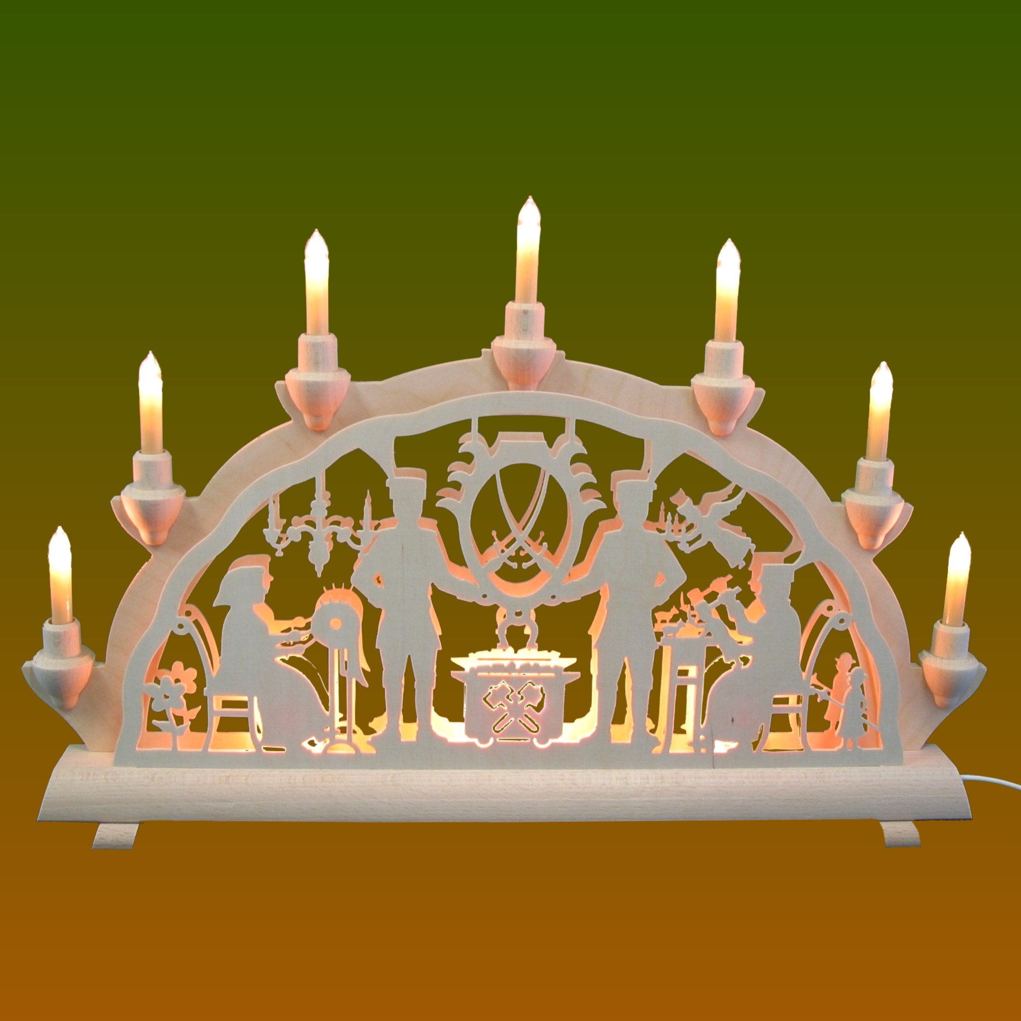 Schwibbogen Schneeberger Motiv, klein