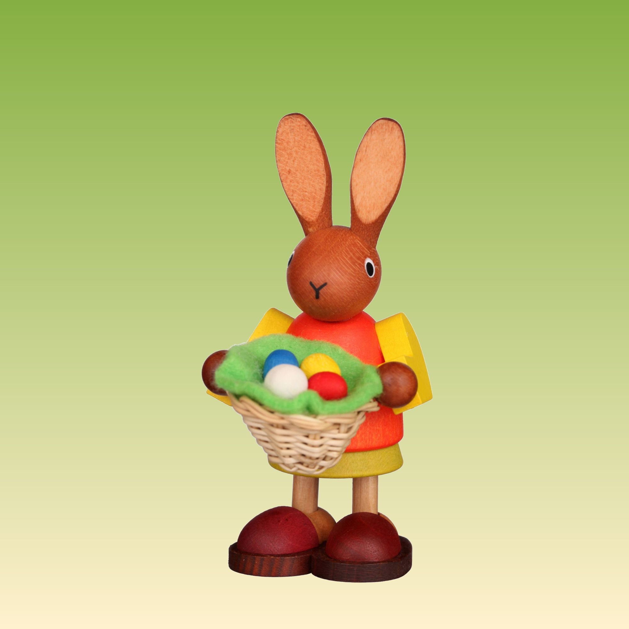 Häsin mit Osternest