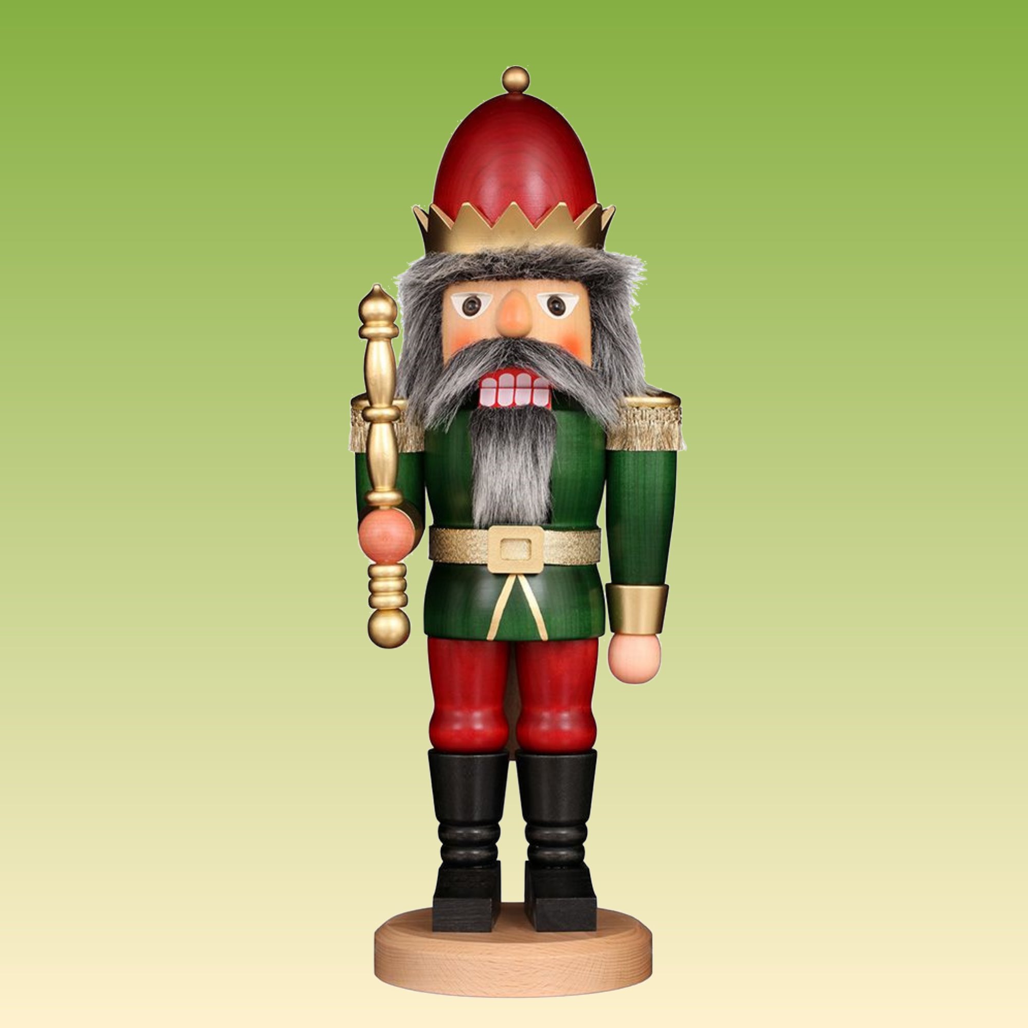 Nussknacker König rot/grün