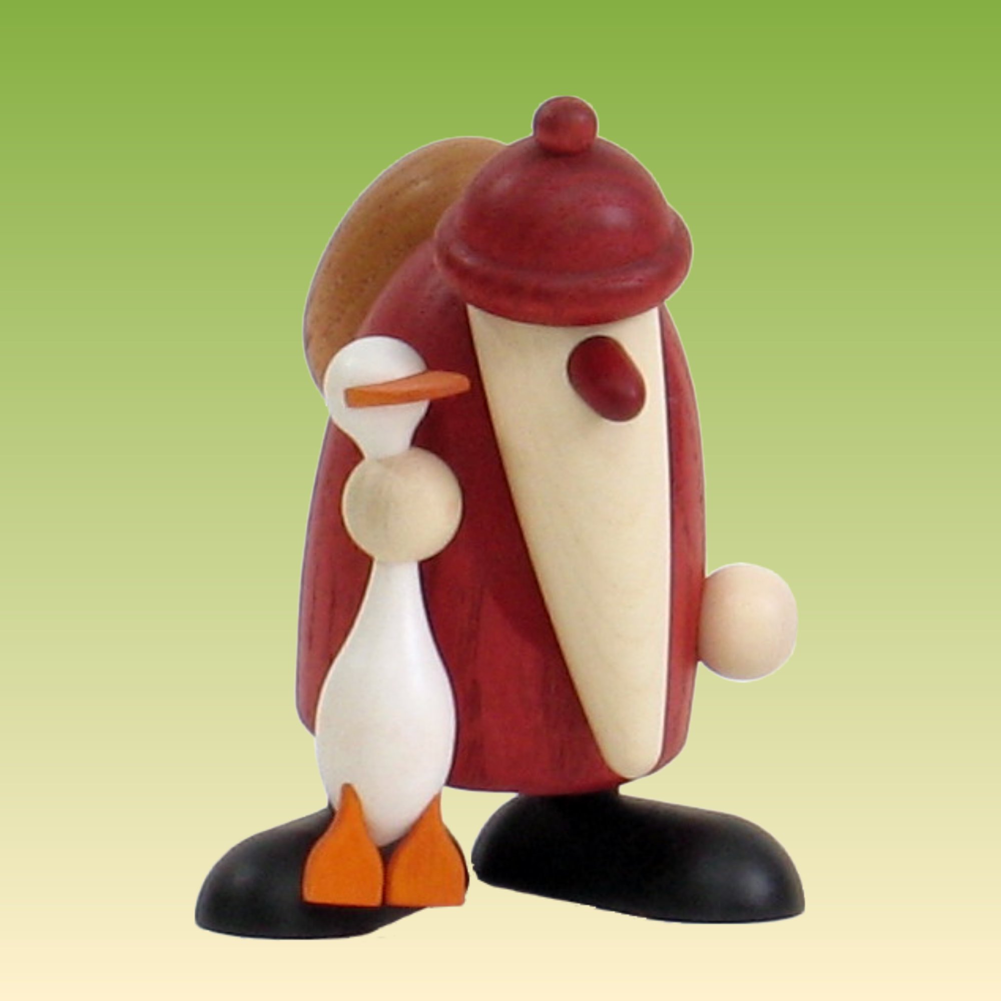 Weihnachtsmann mit Gans