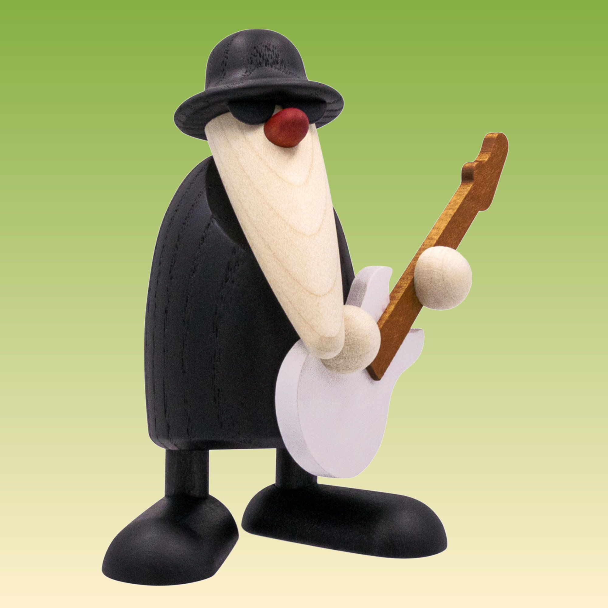 Herr Sachse an der Gitarre