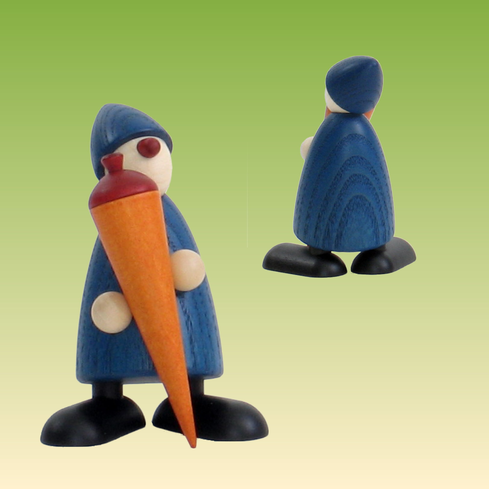 Gratulant Caspar mit Zuckertüte