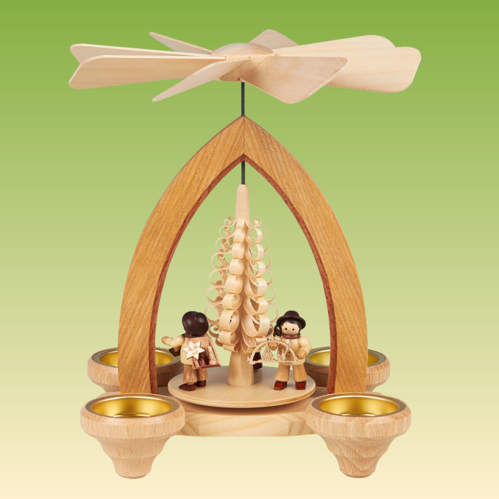 Pyramide mit Handelsleuten