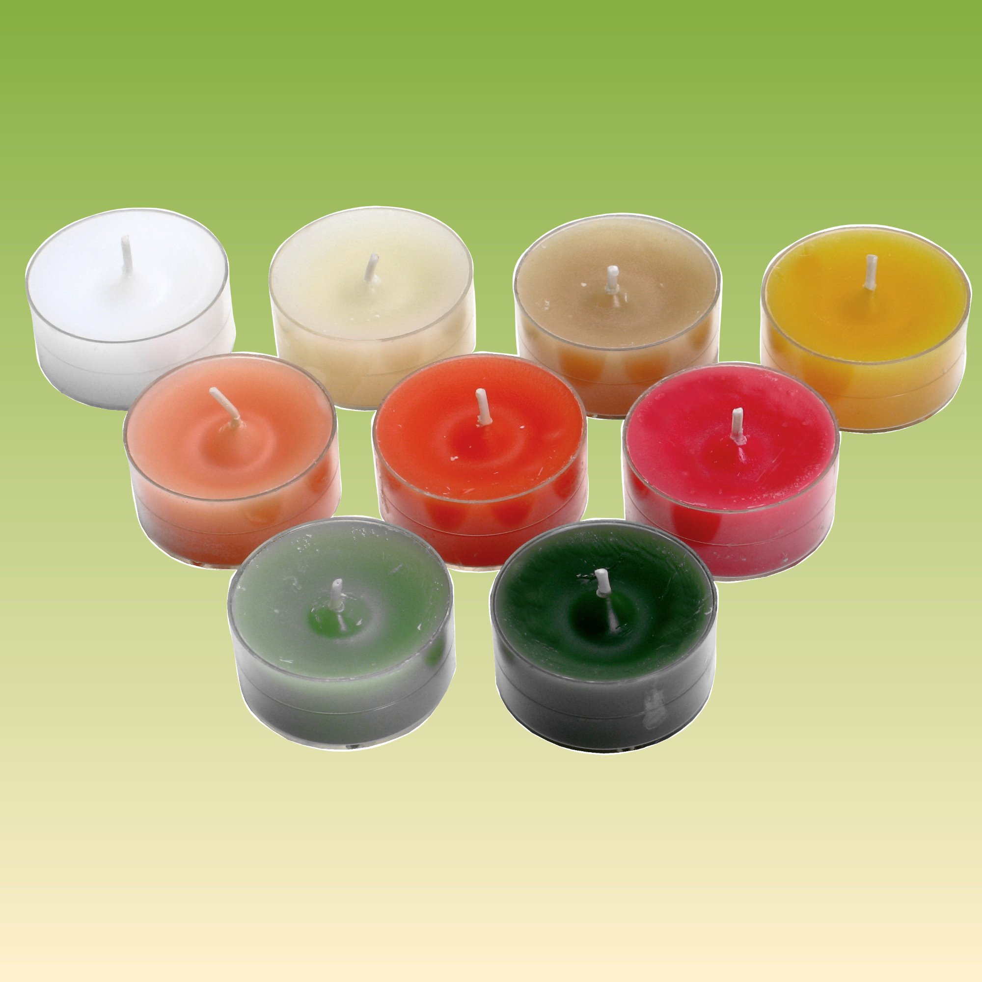 Teelichte Farbe weiß