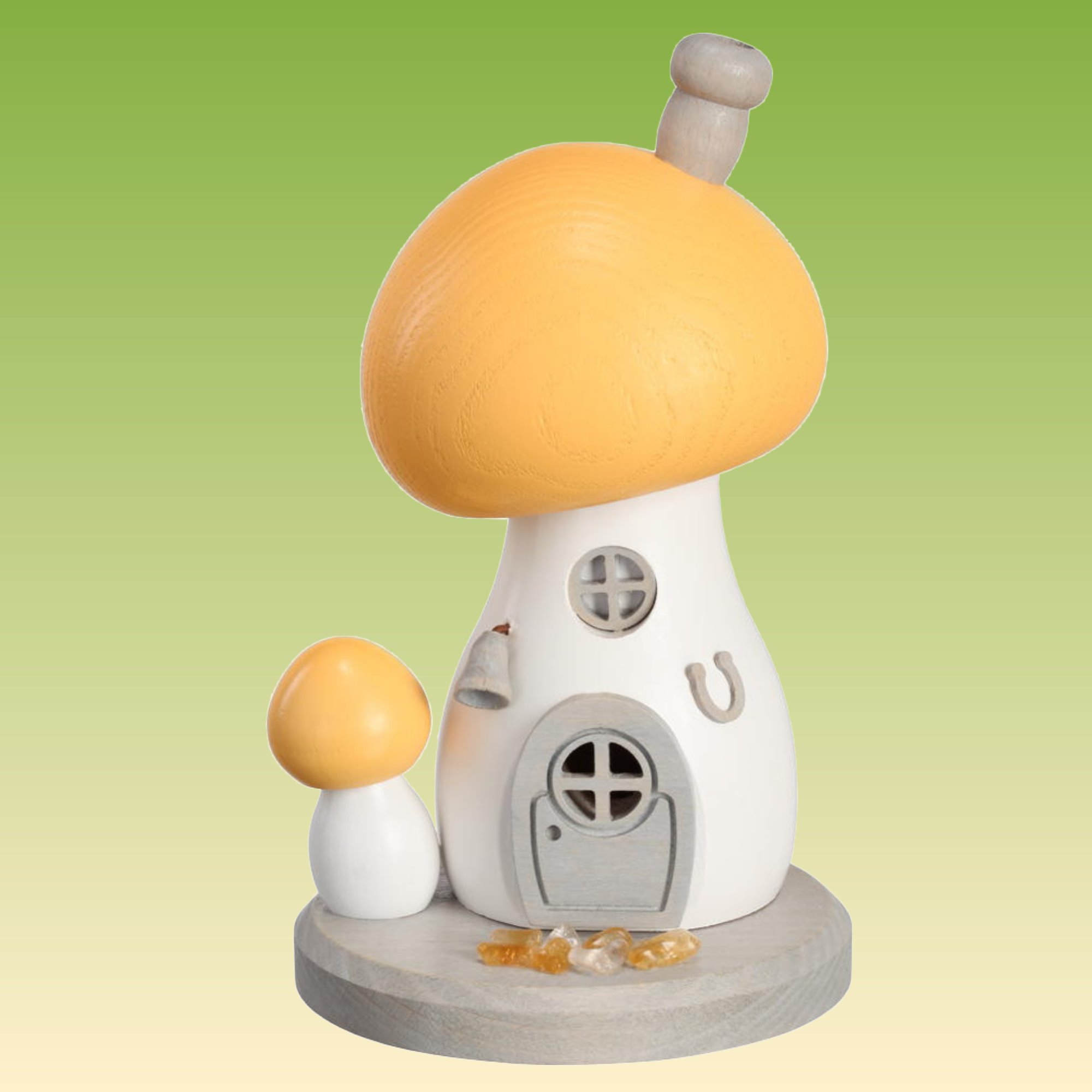 Räucherpilz Exklusiv goldgelb